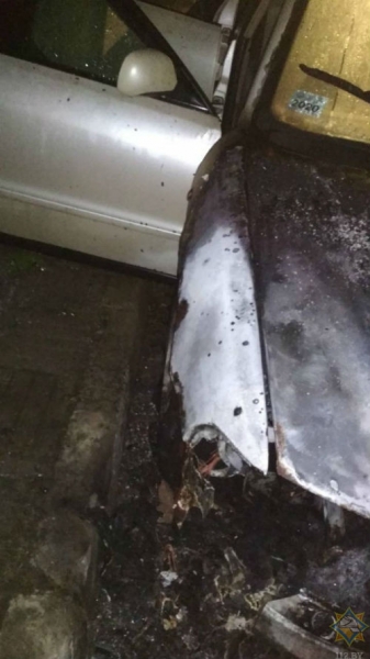 МВД: в Могилеве подожгли личный автомобиль милиционера