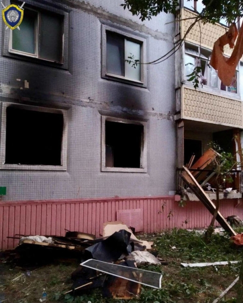 Взрыв газа в Бобруйске: повреждено не менее четырех автомобилей