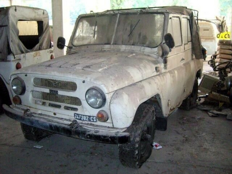 Редкий дизельный УАЗ-469 выпуска 1984 года продают в Италии