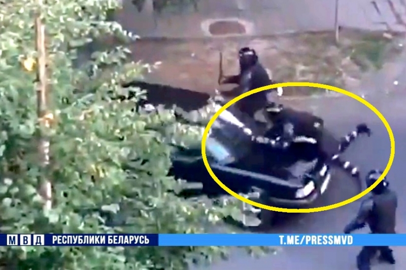 Задержан водитель автомобиля Audi, совершивший наезд на милиционера в Барановичах