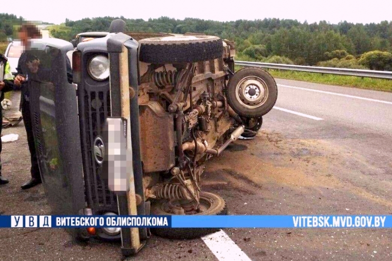 Пьяный на Mitsubishi устроил ДТП на Р-20 в Витебском районе