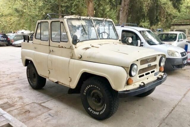 Редкий дизельный УАЗ-469 выпуска 1984 года продают в Италии