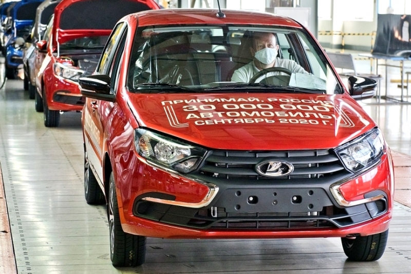 30-миллионный автомобиль Lada сошел с конвейера АО «АВТОВАЗ»