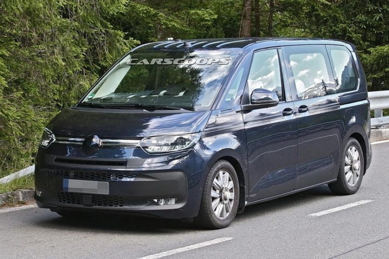 Внешность нового минивэна Volkswagen T7 раскрыли фотошпионы