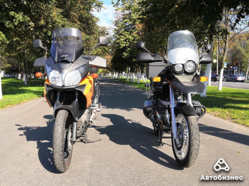 С "литром" на "дальняк". Сравнительный тест Kawasaki KLV1000 и BMW R1150GS