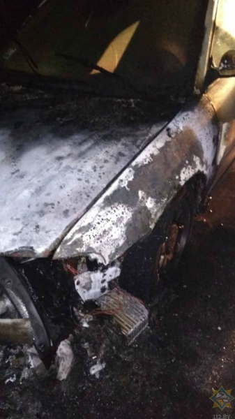 МВД: в Могилеве подожгли личный автомобиль милиционера