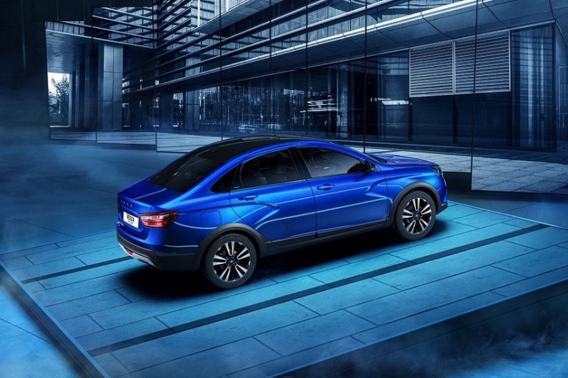 Lada Vesta Cross седан блюз