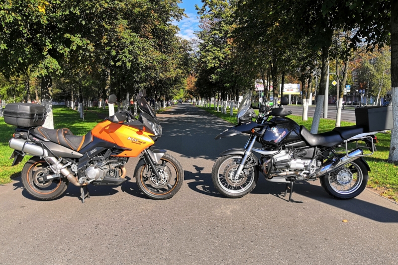 С "литром" на "дальняк". Сравнительный тест Kawasaki KLV1000 и BMW R1150GS