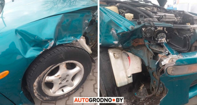 В Польше в Mazda белоруса врезался пьяный бесправник на чужом авто. Как белорус получал страховку?