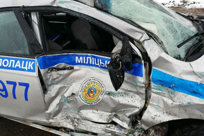 "Убитый" в ДТП милицейский Geely продается за 6250 долларов