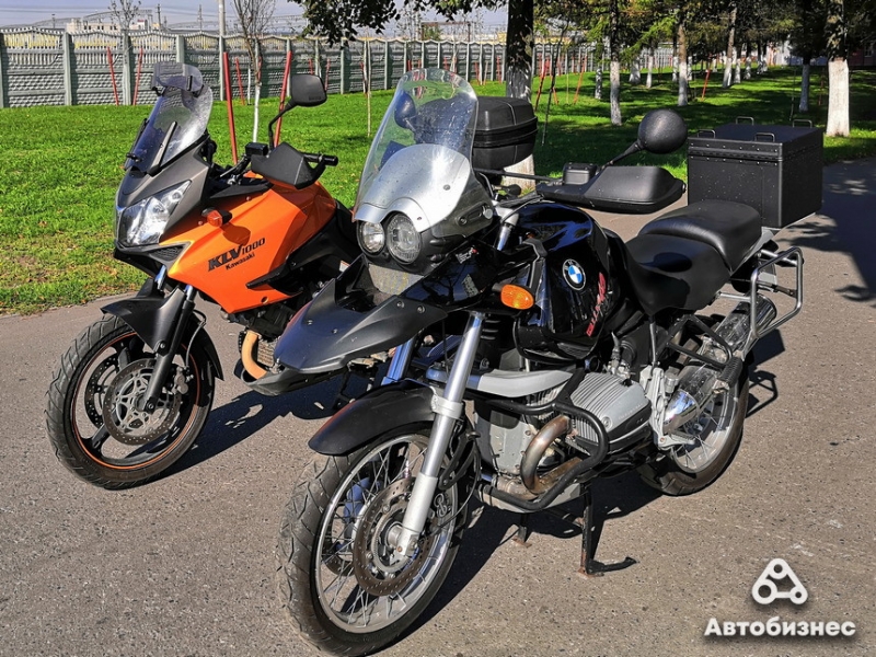 С "литром" на "дальняк". Сравнительный тест Kawasaki KLV1000 и BMW R1150GS