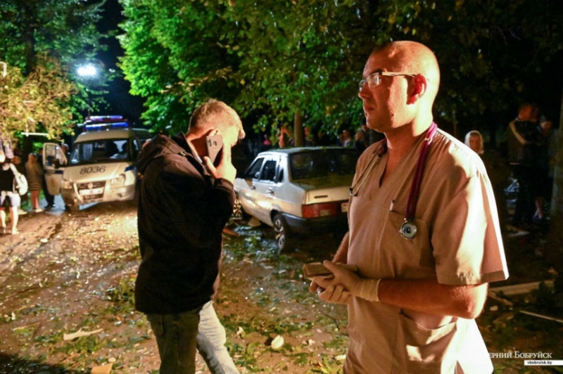 Взрыв газа в Бобруйске: повреждено не менее четырех автомобилей