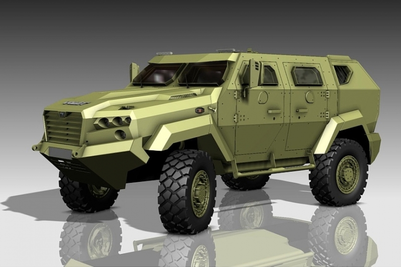 МЗКТ представил новейший легкобронированный автомобиль Volat-490101