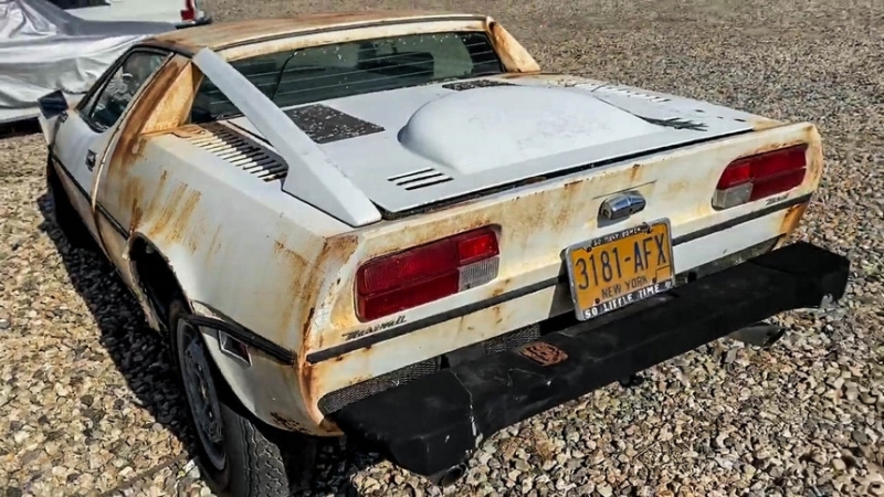 Уникальное купе Maserati Merak из 1970-х много лет ржавело на улице