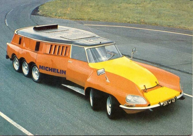 Французская многоножка. Зачем Citroёn создал 11-колесный автомобиль?